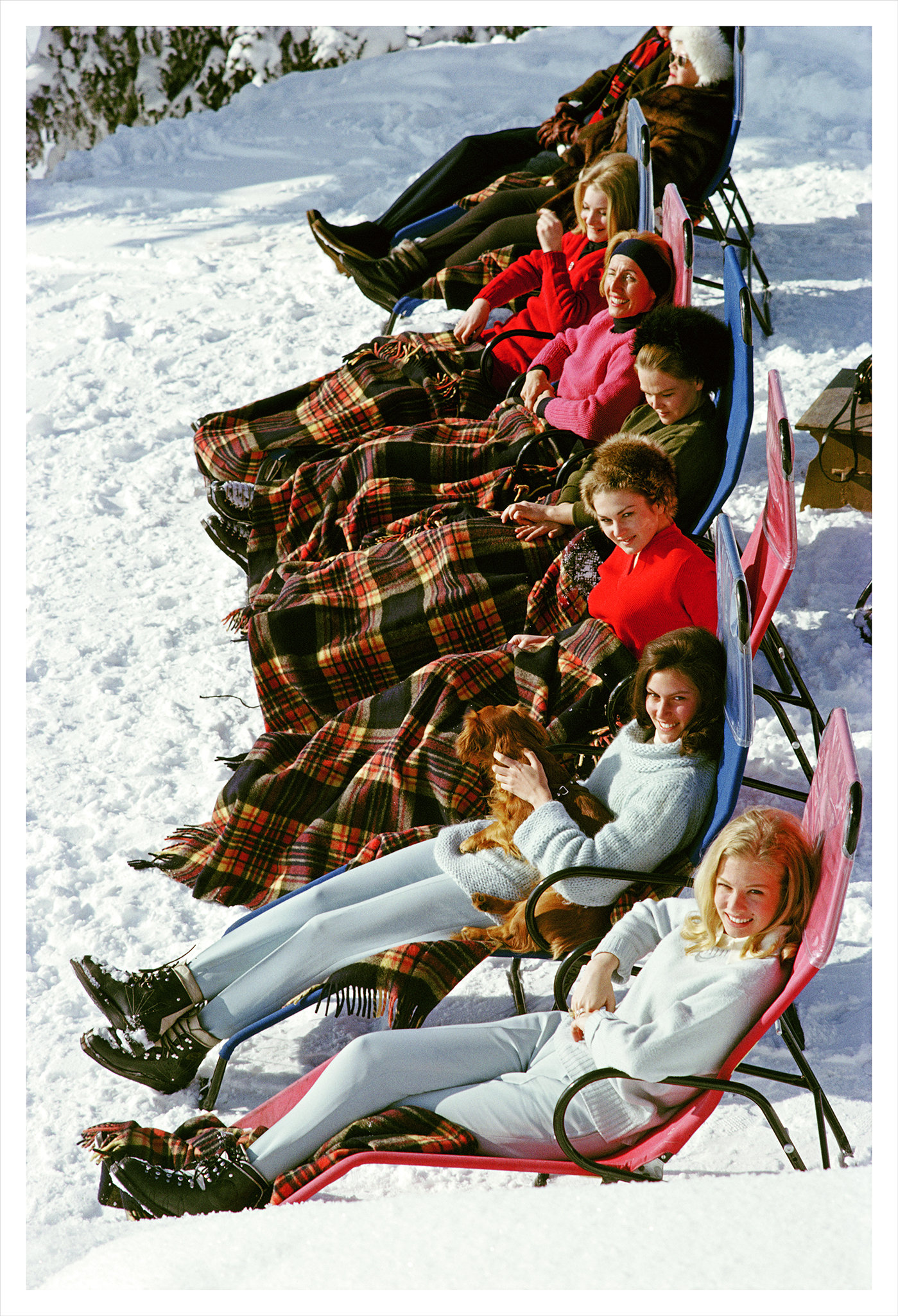 【希少/美品/レア】Aaron Skipper ZINE『SOFT』テートモダン Soicher Marin Apres Ski Framed On Paper by Slim Aarons Print